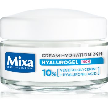 Mixa Hyalurogel Rich crema de zi intens hidratanta cu acid hialuronic - imagine 2